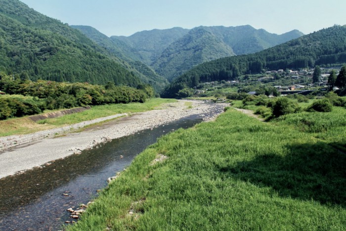 北野橋から見た日置川